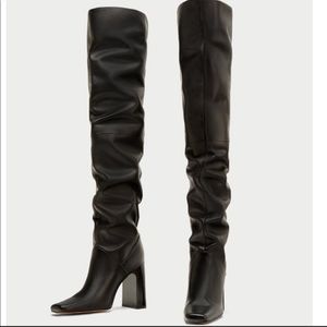 Zara Thigh High Boots